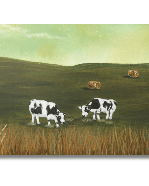 Pastoral Landscape Painting | Serene Farmhouse Decor 2026