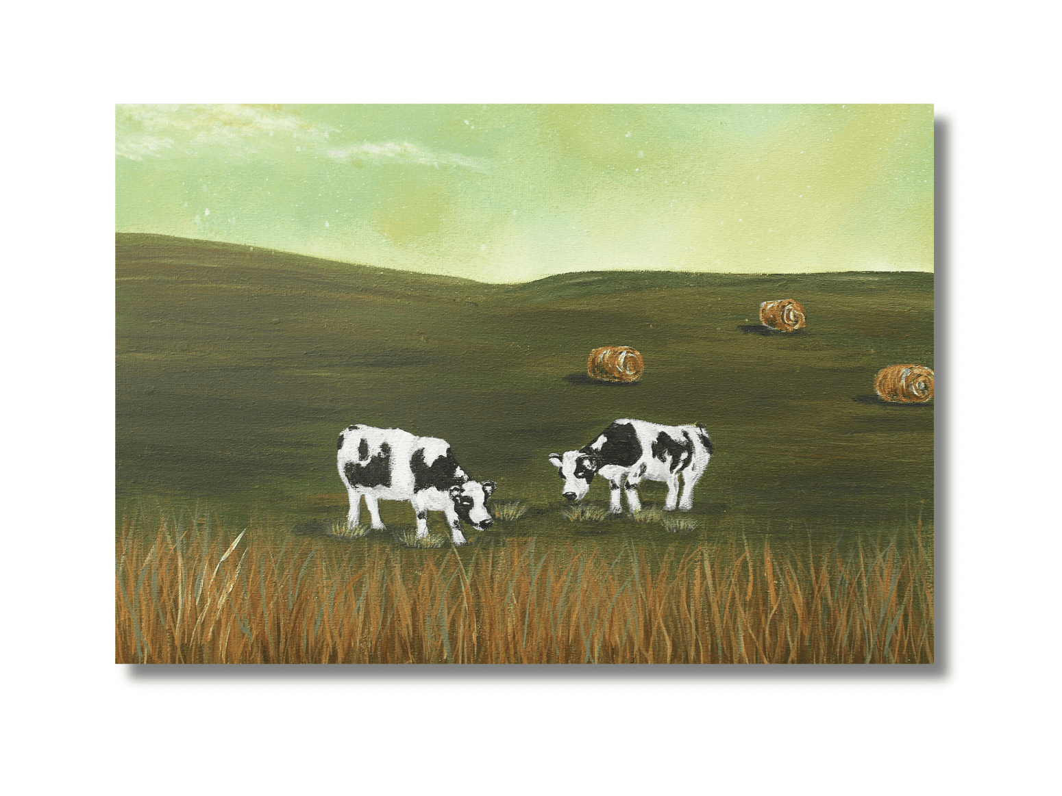 Pastoral Landscape Painting | Serene Farmhouse Decor 2026