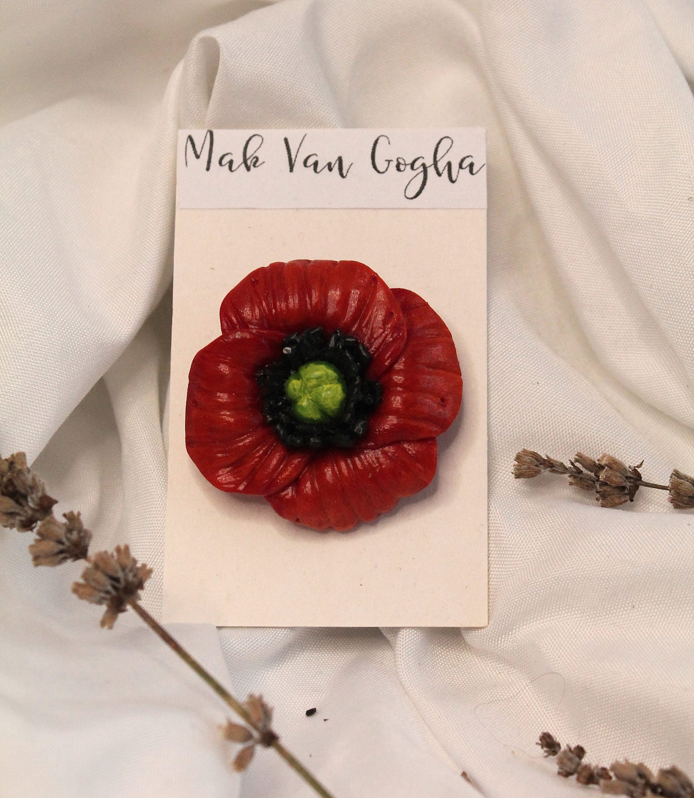 Magnetic 3D Poppies – Red Sculptural Flower Accessory for Mirrors & Decor - Image 6