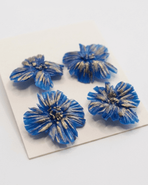 Wildflower Meadow Collection - 3D Magnetic Flowers & Leaves (Cornflower, Pink Blossom, Greenery)
