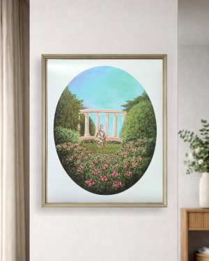 Garden of Roses Reproduction - 40x50 cm Art Print
