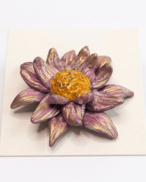 Sculpted Water Lily Magnet | Rare Monet Style Best Art 2026