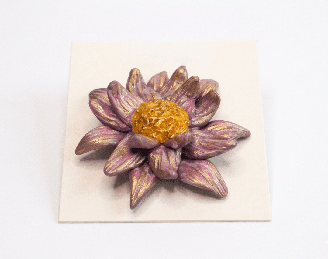 Sculpted Water Lily Magnet | Rare Monet Style Best Art 2026