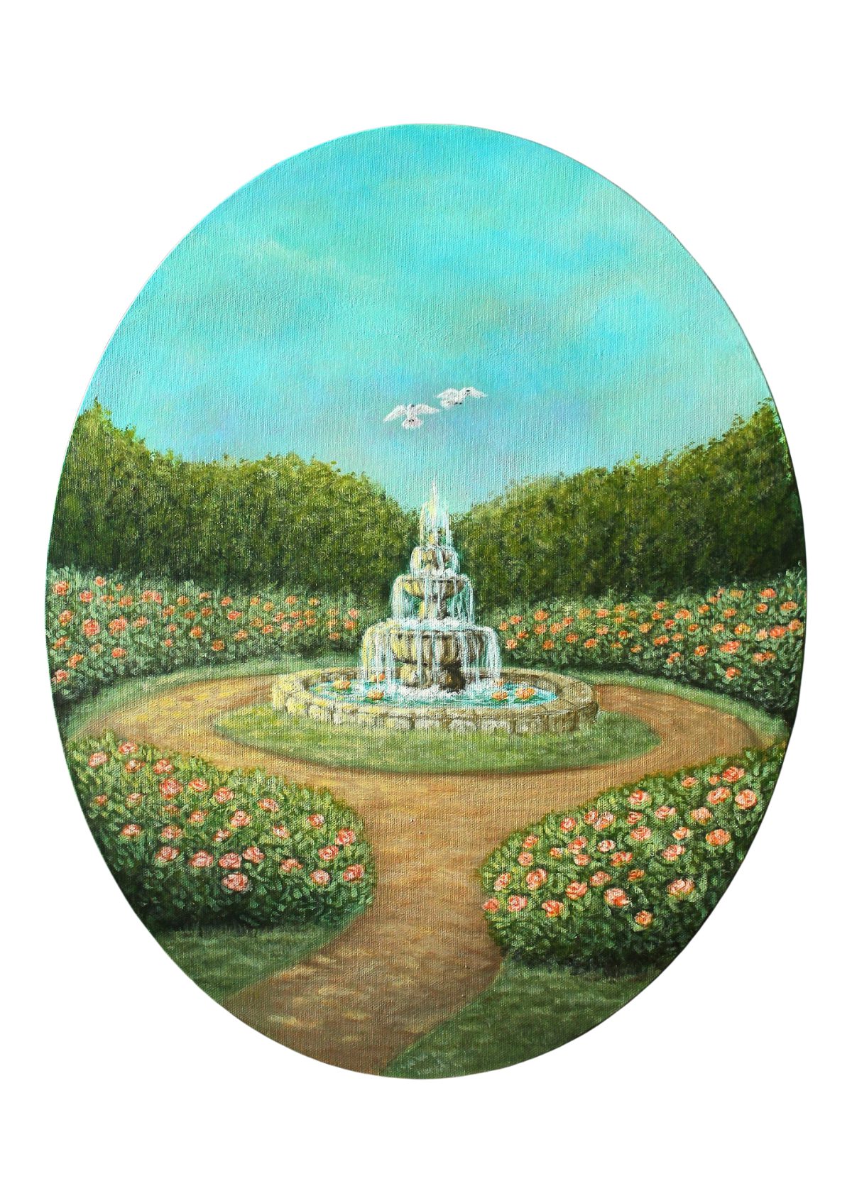 The Secret Rose Gardens - A3 Satin Poster | Art Prints