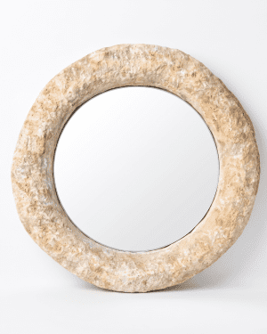 organic japandi mirror